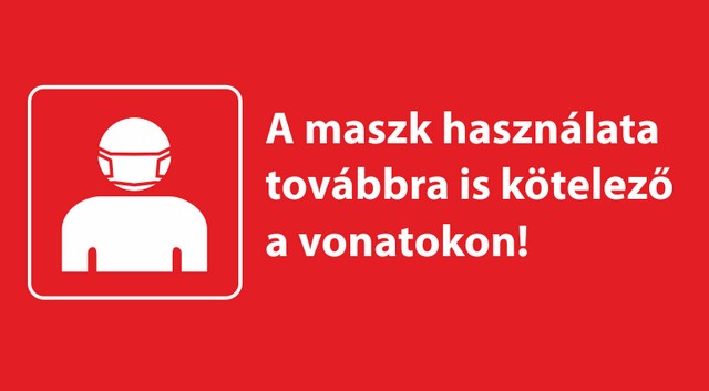Hétfőtől kötelező a maszkviselés a MÁV-Volán-csoport járművein