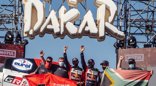 A legtöbb szakaszgyőzelemmel, a leggyorsabb 4×4-esként, de nem győztesként zárta az idei Dakart a Toyota