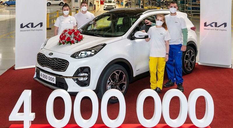 Elkészült a négymilliomodik autó a Kia szlovákiai gyárában