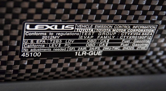 Világrekord összegért talált gazdára egy Lexus LFA