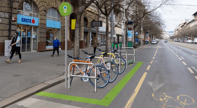 Budapest tiltás helyett szabályozással segíti a megosztott kerékpárok és rollerek használatát