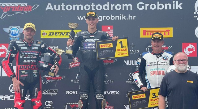 Kovács Bálint az Alpok Adria Bajnokságban is győzelemre vitte a Ducatit