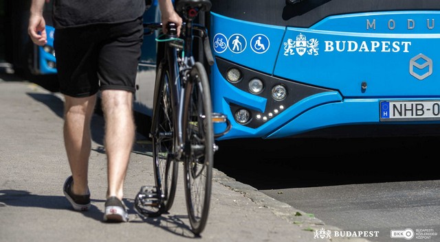 A 15-ös buszon is lehet kerékpárt szállítani május közepétől