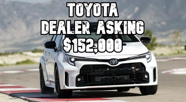 Egy amerikai Toyota-kereskedő több mint 152 ezer dollárt kér egy GR Corolla Morizo Editionért