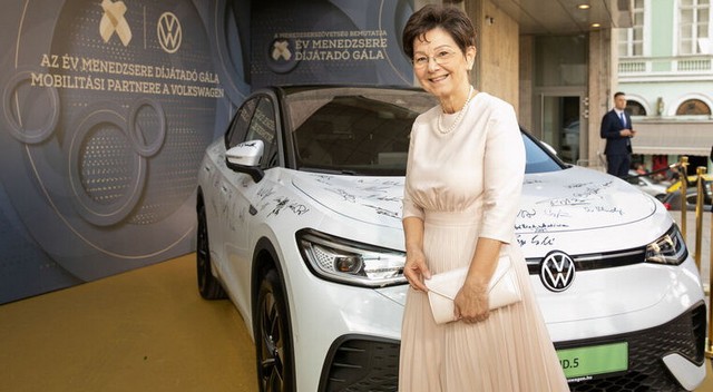 Kiss Katalin kapta a Volkswagen Kék Innovációs Különdíját