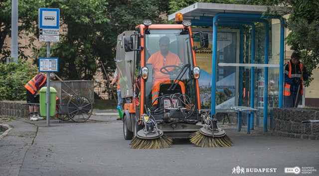 Újpest-városkaput is megtisztította partnereivel a BKK