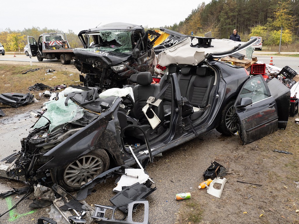 Halálos baleset történt az 55-ös főúton Ásotthalom közel