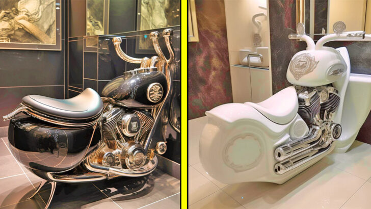 Harley-Davidson ihletésű WC-k