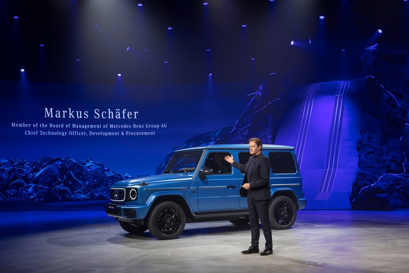 Weltpremiere der neuen elektrischen Mercedes-Benz G-Klasse, Pekinger Künstlerviertel 798, April 2024.

World Premiere of the all-new electric Mercedes-Benz G-Class, Beijing Art District 798, April 2024.