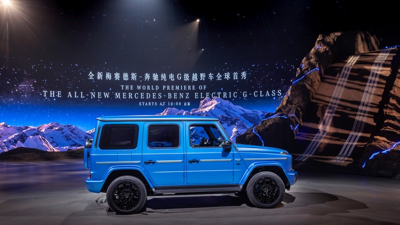 Mercedes-Benz Weltpremiere der neuen elektrischen G-Klasse, Peking 2024

Mercedes-Benz world premiere of the all-new electric G-Class, Beijing 2024