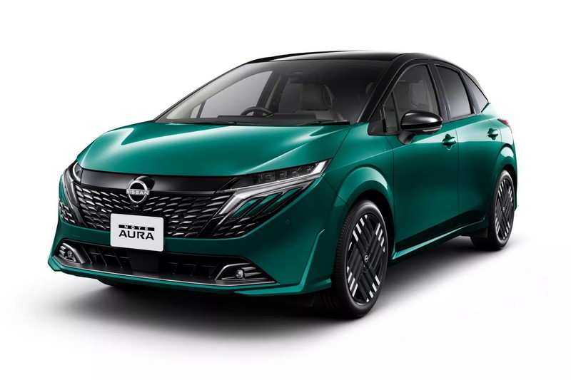 Feltűnőbb megjelenéssel debütál Japánban a Nissan Note Aura facelift (1)