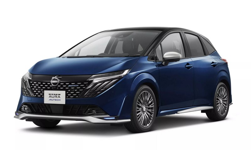 Feltűnőbb megjelenéssel debütál Japánban a Nissan Note Aura facelift (24)