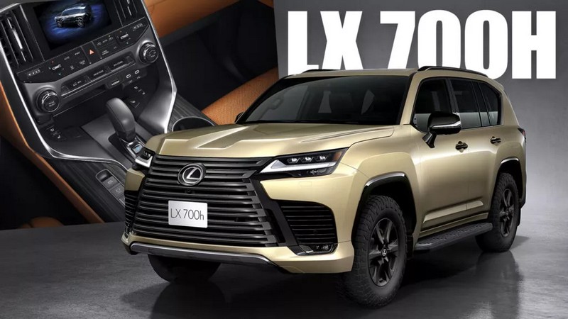 2025-ben debütál a Lexus LX új 700h hibrid Overtrail kiadása