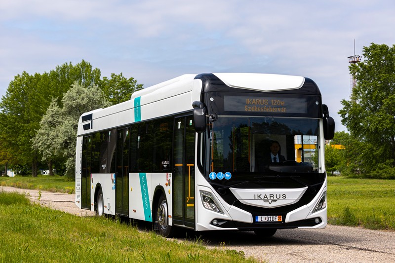 Hat településen összesen 20 darab elektromos meghajtású Ikarus 120e autóbuszt állít forgalomba a Volánbusz (9)