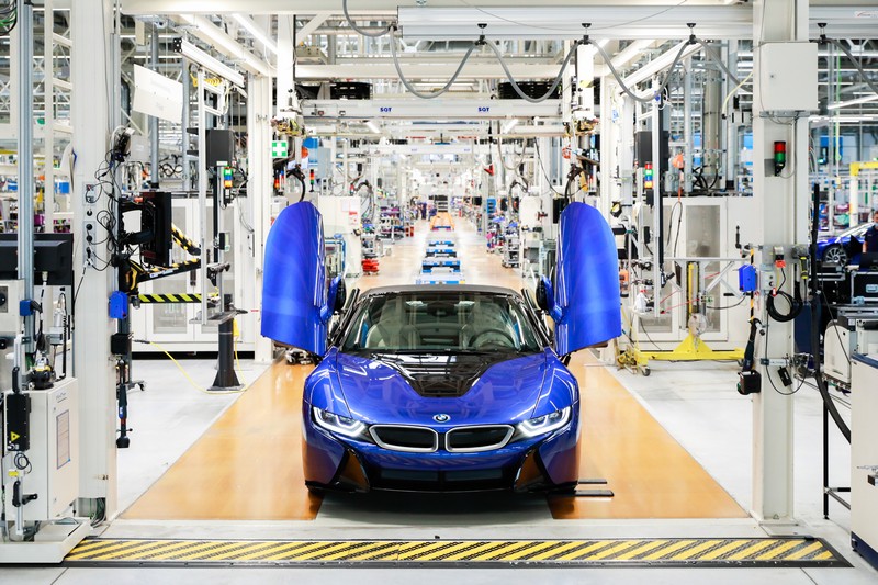 Der letzte BMW i8 aus dem BMW Group Werk Leipzig